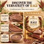 ANNIKUNJ RAGI GOLD Premium Ragi Atta