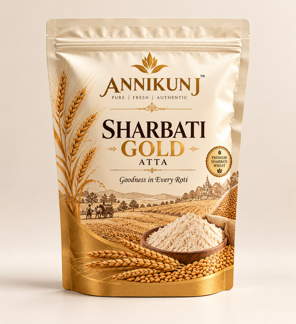 ANNIKUNJ SHARBATI GOLD Premium Sharbati Wheat Atta